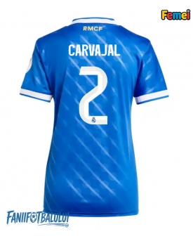 Real Madrid Daniel Carvajal #2 Tricou Fotbal Replică 2025-26 Femei Treilea